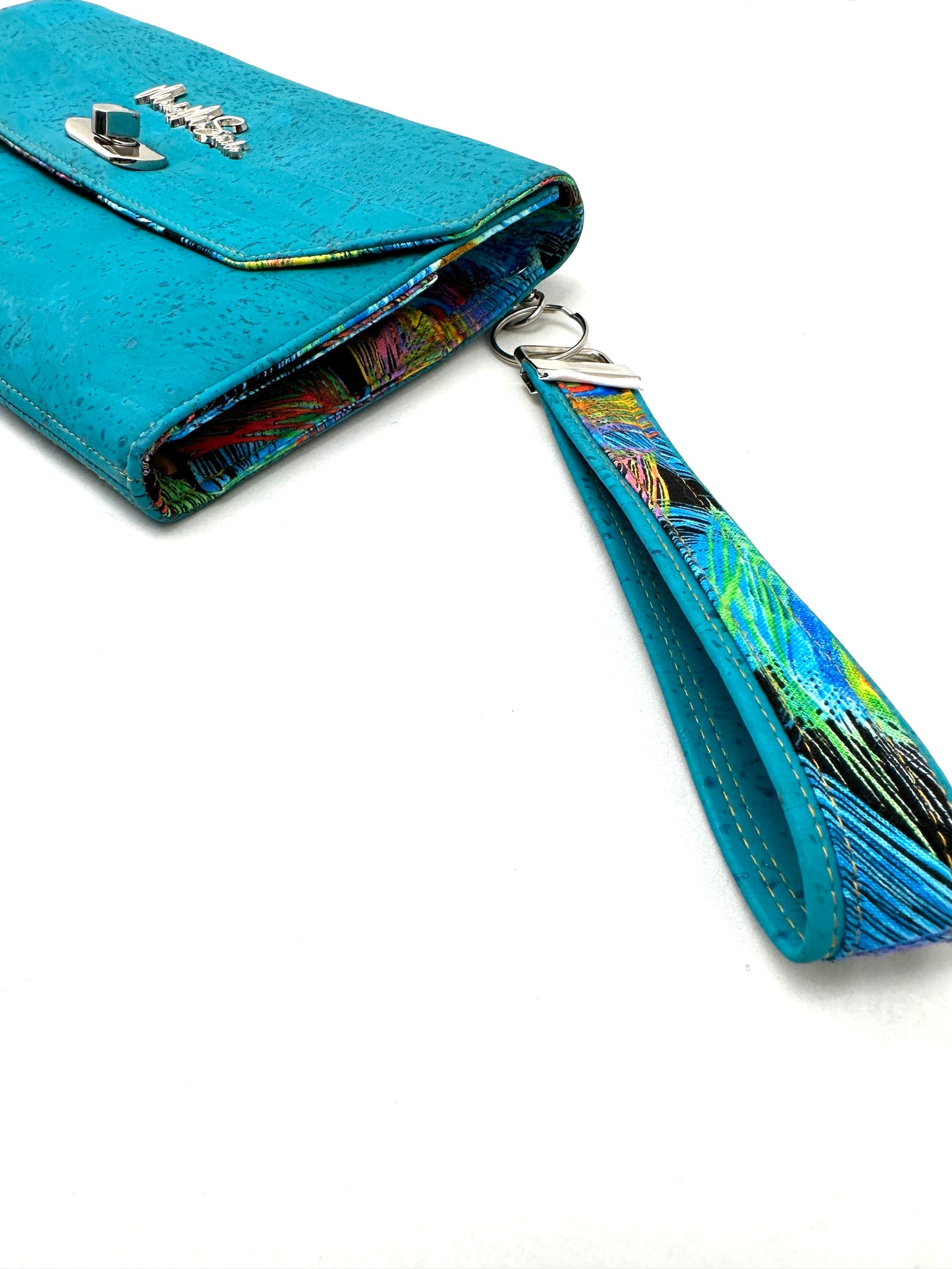 Madeline Wallet Crossbody- Blue