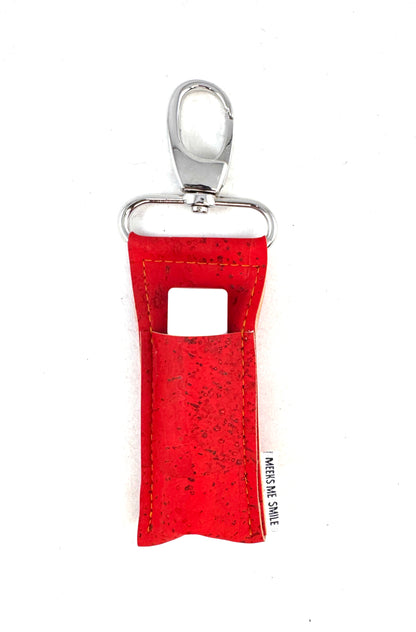 Lip Balm Holder- Red