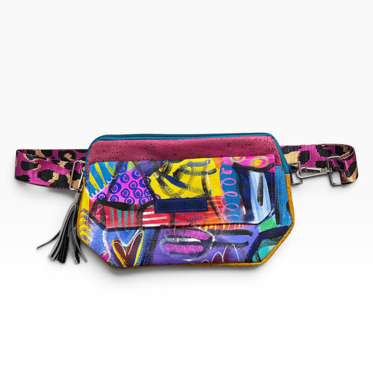 Wearable Art Sling Bag 2
