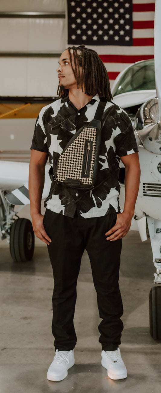 Reggie Everyday Sling - Houndstooth