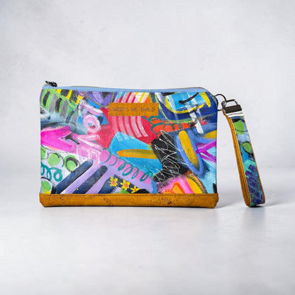 ART WRISTLET MUSTARD YELLOW