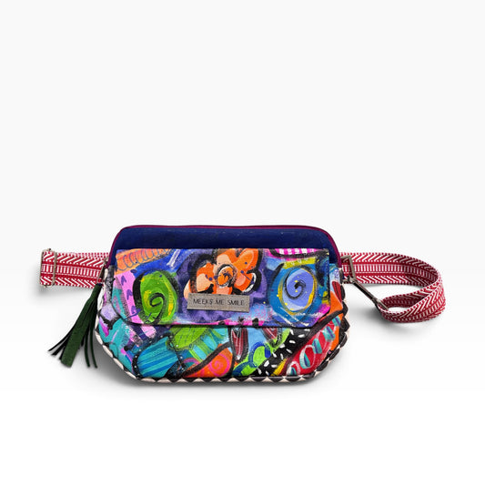 Wearable Art Sling Bag 3