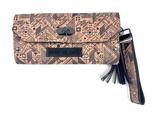 Franchescia Slim Wallet- Abstract