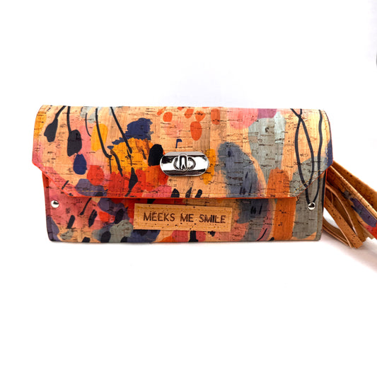 Franchescia  Slim Wallet- Watercolor