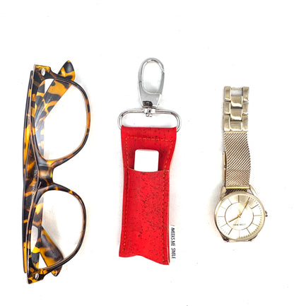 Lip Balm Holder- Red