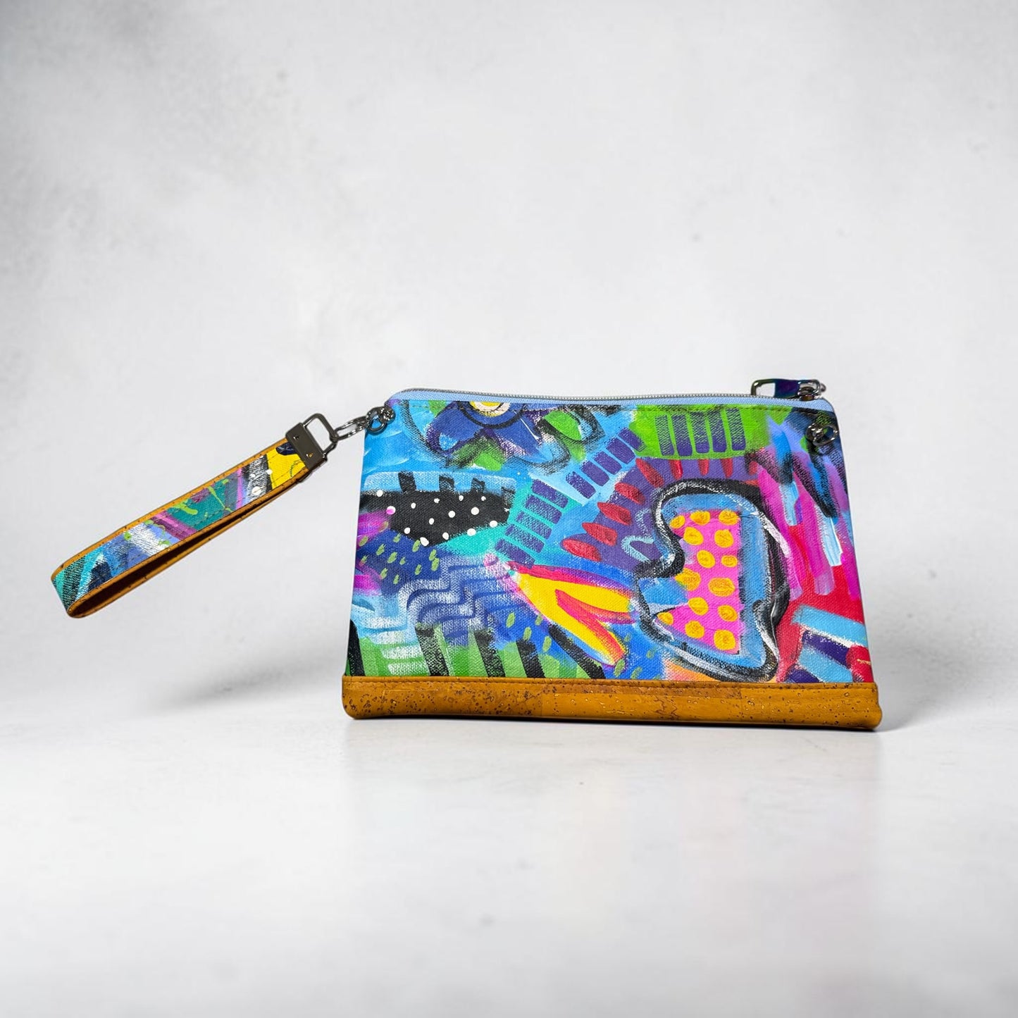 ART WRISTLET MUSTARD YELLOW