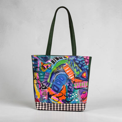ART TOTE BAG GREEN