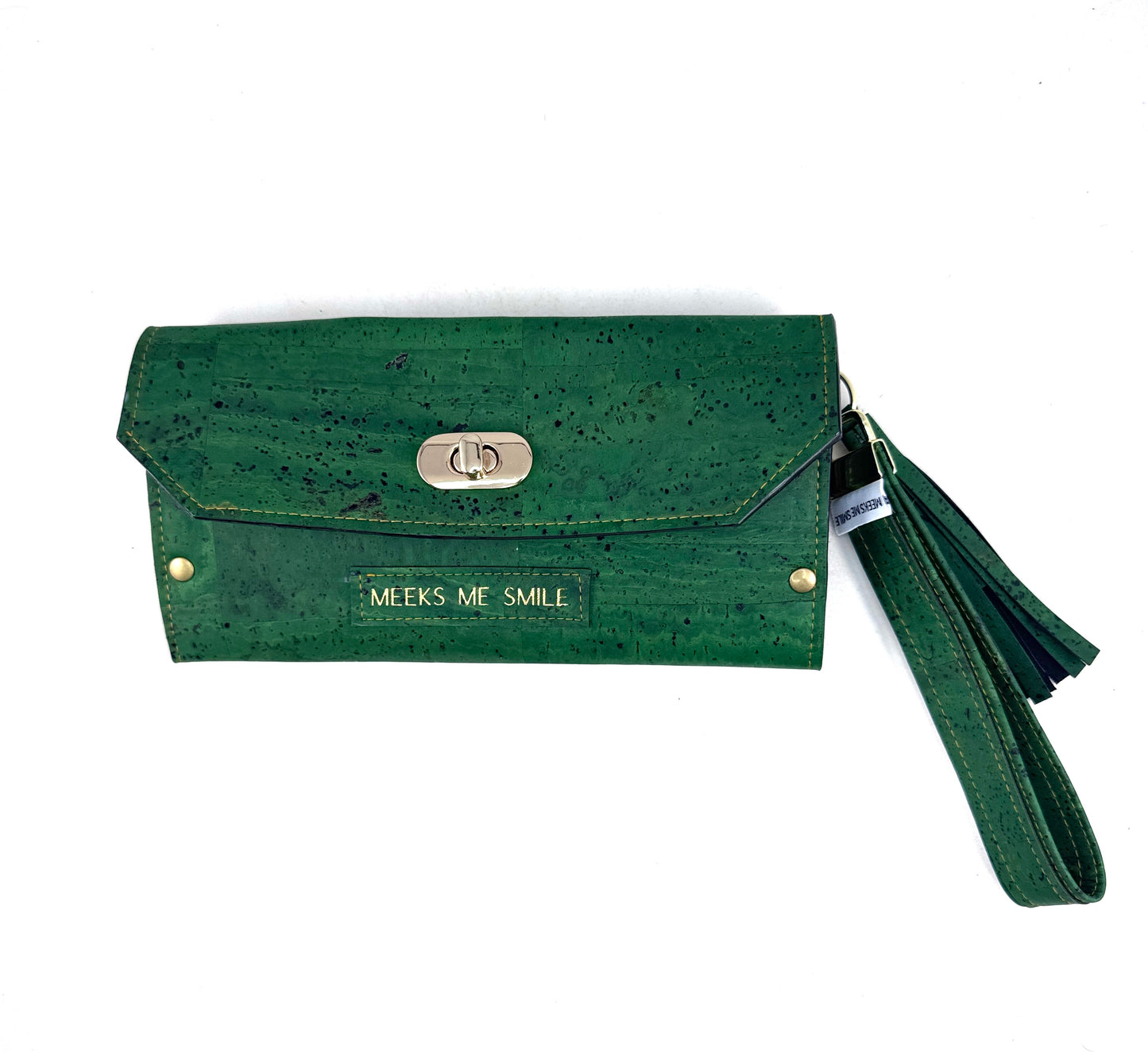 Franchescia Slim Wallet- Grass Green