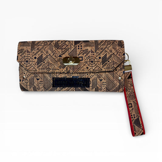 Franchescia  Slim Wallet- Abstract