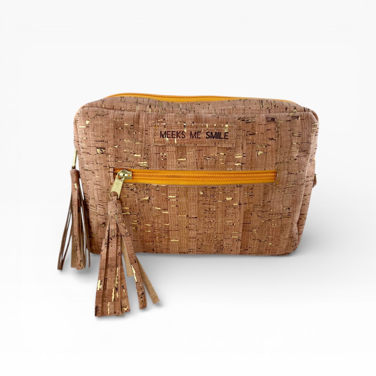 Nika Crossbody- Natural with Gold