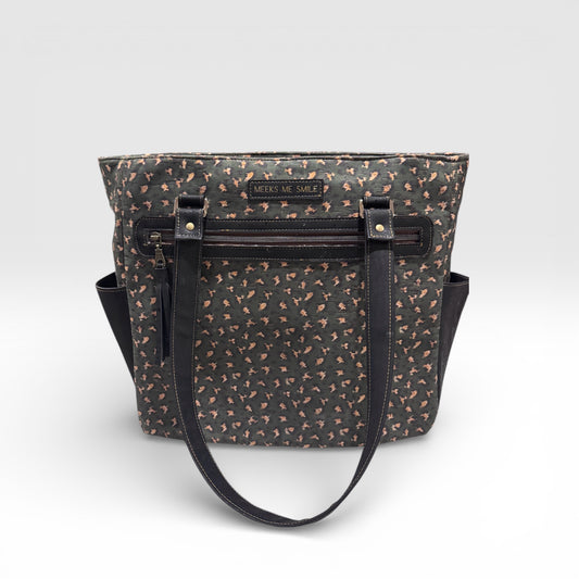 Temesha - green leopard print