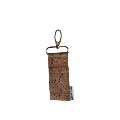 Lip Balm Holder- Natural with Gold