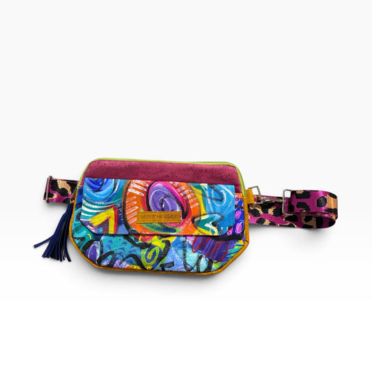 Wearable Art Sling Bag
