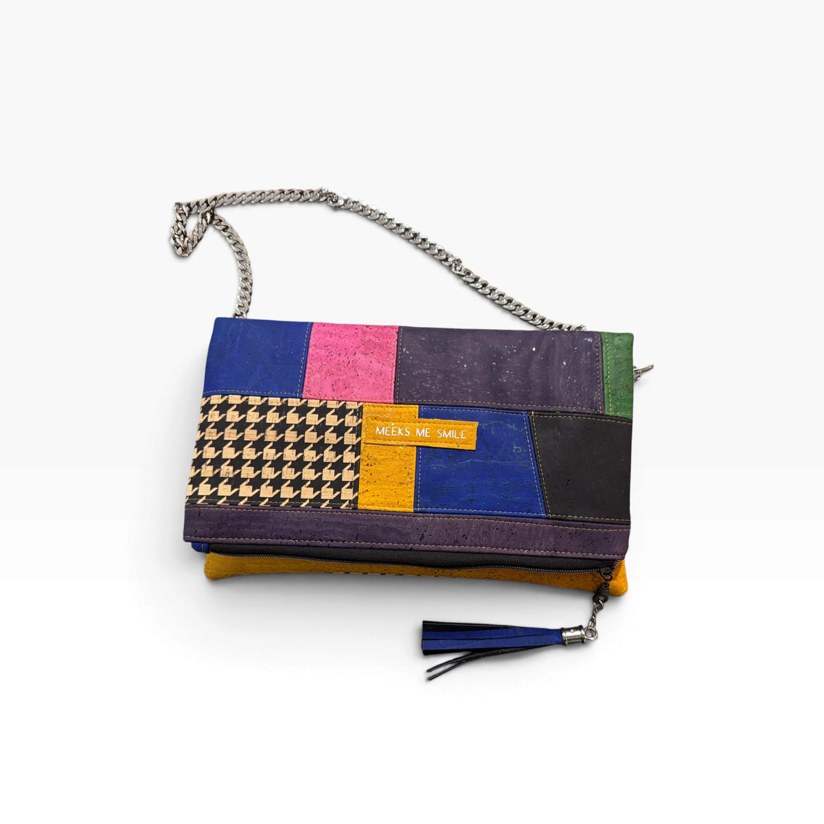Patchwork Fold over Clutch