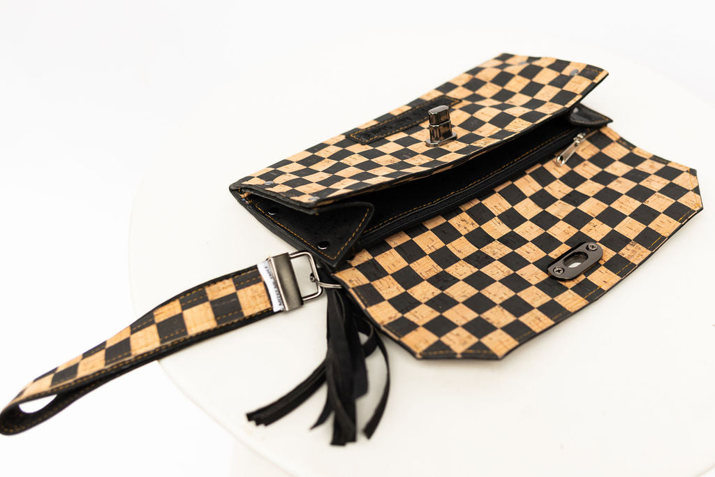 Checkered Print  Franchescia Wallet
