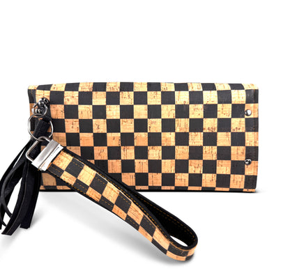 Checkered Print  Franchescia Wallet