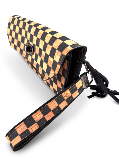 Checkered Print  Franchescia Wallet