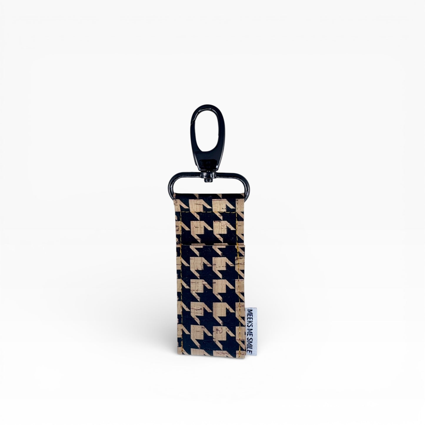 Lip Balm Holder- Houndstooth