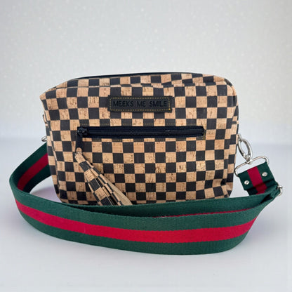 Nika Crossbody- Checkered
